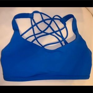 Lululemon Free to Be Wild Blue Sports Bra